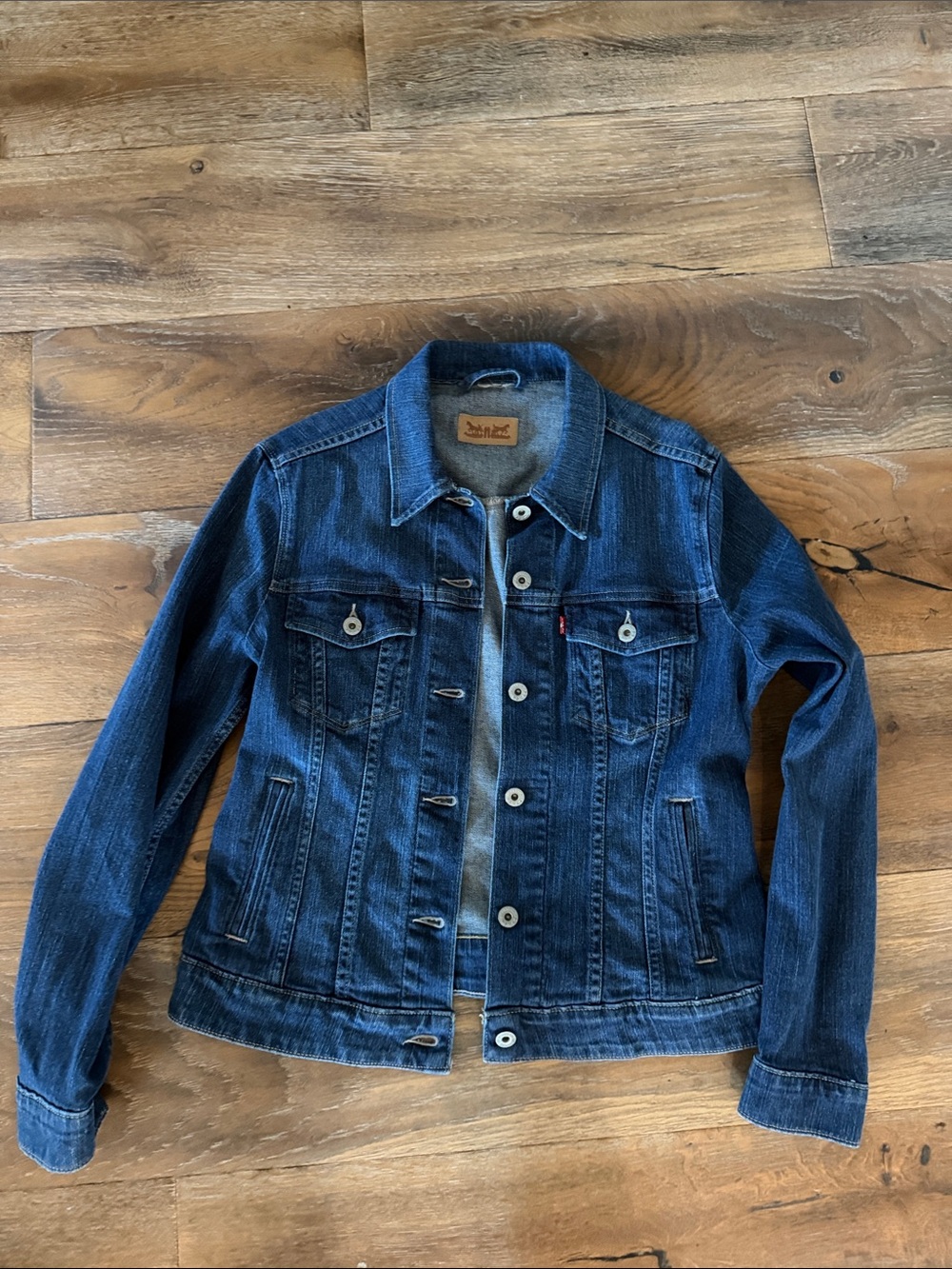 Levi's Indigo Blue Trucker Jacket - like new